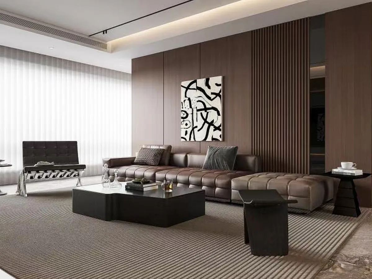 青岛客厅书柜实景案例